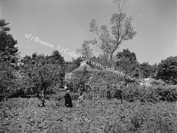 FR W F BROWNE P.P. IN GARDEN OF PAROCHIAL HOUSE